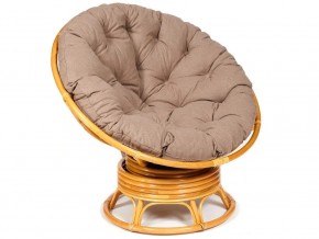 Кресло-качалка Papasan w 23/01 B с подушкой Honey, экошерсть Коричневый в Кыштыме - kyshtym.magazin-mebel74.ru | фото