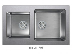 Мойка комбинированная Tolero twist TTS-840 Серый 701 в Кыштыме - kyshtym.magazin-mebel74.ru | фото