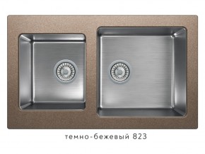 Мойка комбинированная Tolero twist TTS-840 Темно-бежевый 823 в Кыштыме - kyshtym.magazin-mebel74.ru | фото