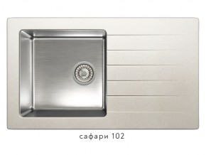 Мойка комбинированная Tolero twist TTS-860 Сафари 102 в Кыштыме - kyshtym.magazin-mebel74.ru | фото