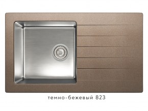 Мойка комбинированная Tolero twist TTS-860 Темно-бежевый 82 в Кыштыме - kyshtym.magazin-mebel74.ru | фото