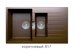 Мойка кварцевая Tolero Loft TL-860 Коричневый 817 в Кыштыме - kyshtym.magazin-mebel74.ru | фото