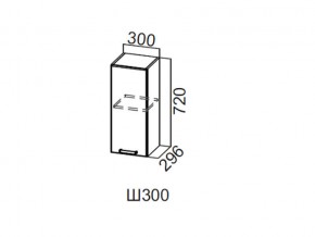 Ш300/720 Шкаф навесной 300/720 в Кыштыме - kyshtym.magazin-mebel74.ru | фото