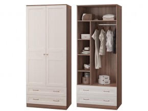 Шкаф двухдверный с ящиками в спальню Лестер в Кыштыме - kyshtym.magazin-mebel74.ru | фото