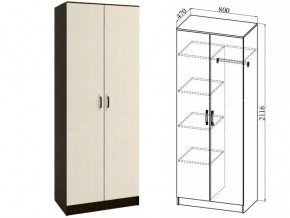 ШКР800.2 Шкаф 2х-створчатый комби в Кыштыме - kyshtym.magazin-mebel74.ru | фото