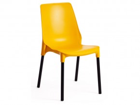 Стул Genius mod 75 желтый/ножки черные в Кыштыме - kyshtym.magazin-mebel74.ru | фото