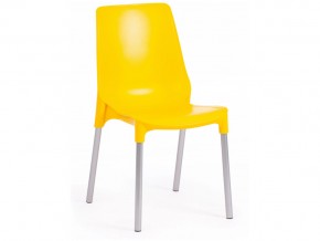 Стул Genius mod 75 желтый/ножки хром в Кыштыме - kyshtym.magazin-mebel74.ru | фото